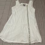 Peppermint Bay White Lace Trim Cotton Mini Dress Size M Photo 5