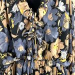 Dress Forum  Multi Colored Floral Ruffle Cold Shoulder Romper Size Small Photo 2