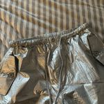 PaperMoon Silver foil cargo pants Photo 3