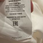 Pinko Silk Satin Stretch Cream V Photo 7