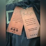 Jild Olive Green Leather Military Style Blazer Jacket Sz S NWT Photo 4