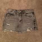 ZARA Black Denim Mini Skirt Photo 0