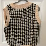 Plaid sweater vest White Size M Photo 3