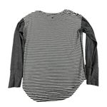 Lululemon Striped Shirt Long Sleeve Gray Sleeves Womens Medium Thumb Photo 1