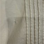 Prabal Gurung x RTR Poplin Split Sleeve Tuxedo Shirt in White, Size US 4 White Photo 5