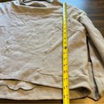 Les Lunes Gray Mock Neck Sweater Top Lightweight Organic Cotton Boxy Short Crop Size M Photo 6