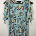 Suzanne Betro Suzanne Betro M Floral Pleated Blouse Top Boho Cottagecore Fairy Romantic NWT Photo 0