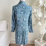 Zadig & Voltaire  Rouigi Silk Blue Snake Print Shirt Dress Photo 5