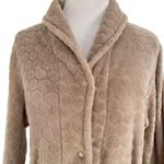 Miss Elaine Size XL Bath Robe Soft Beige Teddy Photo 1