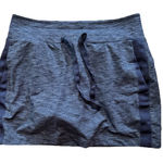 Athleta  Skirt Skort Metro Downtown Solid Heather Gray Golf Tennis Knit M Photo 0