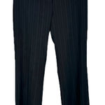 Tahari SZ 12 Flared Dress Pants Pinstripe Flat Front Zip-Fly Mid-Rise Stretch Photo 0