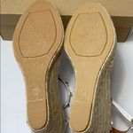 Maypol  Anthro white leather studded espadrille wedges Photo 6