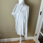 Alo Yoga  Double Drape Front Long Sleeve Cardigan Top Size Medium Photo 5