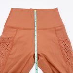 Aerie  Rust Orange Laser Cut Side Panel Pocket Leggings High Rise Size Small Photo 10
