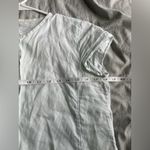 Eileen Fisher 100% Irish Linen Button Down Shirt Size XS Mint Green Coastal Photo 5