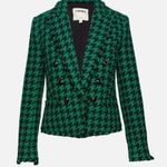 L'Agence l’agence brooke fringe blazer Green black size 2 Photo 1