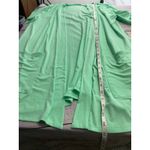 Zenana  Cardigan Womens 2X Mint Green Open Front Pockets Jersey Knit Stretch Photo 6