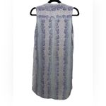 Equipment  Silk Snakeskin Print Shirtdress‎ Button Up Shift Dress Size SMALL Blue Photo 3