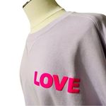 Wildfox New  Dogs Love Me Sweatshirt WF005839 Orchid Patal Purple Pink Sz S Photo 5