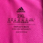 Adidas  Womens Ultimate365 Golf Shirt Long Sleeve Quarter Zip Workout Pink 2XL Photo 6