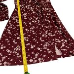 Trixxi country style dress flower dress burgundy size small new with tags Red Photo 7
