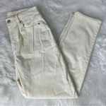 American Eagle   Mom Straight Leg Corduroy Pants Cream Size 2 NWT Photo 2