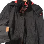 Superdry  The Windmac Professional Black Hooded Windbreaker Jacket Size Small Photo 3