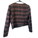 House of Harlow 1960 Black & Red Tweed Cropped Blazer Photo 5