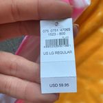 Aerie NWT  Orange and Pink Tie Dye One Piece Bathing Suit Large Racerback Photo 4