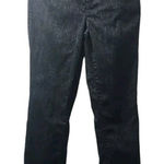 Needle‎ in Cloth Leopard Print High Rise Skinny Jeans Black Animal Print Size 6 Photo 0