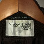 International Scene Brown Blazer Size 8 Photo 5