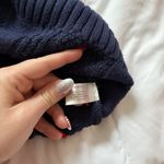 Womens Blue Sequined Long Sleeve Sweater Winter Holiday Christmas Y2K Retro Size M Photo 4