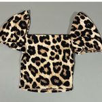 Brown Cheetah Leopard Print Square Photo 1