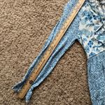 House of Harlow 1960 Boho Floral Tiered Dress with Tassel Ties Size S Photo 13