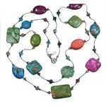 Silpada  multi stone and glass necklace Photo 1