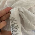 Tommy Bahama  Sheer Gauzy 100% Cotton White Henley Shirt Roll Tab Sleeves Small Photo 6