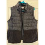 Calvin Klein  Puffer Vest‎ Fleece Trim Full Zip Black L Photo 1