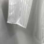 Lily Bleu Sheer Satin Striped White Swim Cover Up Size Medium Photo 3