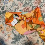 Forever 21 NWT F21 Retro 70’s Satin Bandana Scarf Top (part of set!) Photo 2