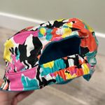 Lady Hagen  Floral Turquoise Reversible Golf Hat Cap Elastic Back One Size Photo 6