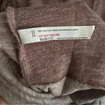 Free People Beach Cocoon Cowl Neck Pullover Heathered Brown Sz M/L Raglan Sleeve Photo 7