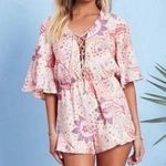 Lovers + Friends Epiphany Paisley Romper L NWT Photo 0