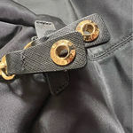 Henri Bendel Jetsetter Style Nylon Satchel – Saffiano Trim, Expandable Sides Photo 3