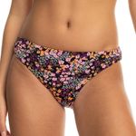 Roxy  Juniors Black Floral Swim Bottoms Photo 3