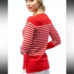 Fairway & Greene Women's Lia Sweater Sun Kiss Coral cashmere blend Orange Size M Photo 3