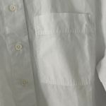 Madewell  Women's Oversized White Button Up Cotton Long Sleeve Shirt XS New Photo 3