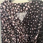 Paige Carrie Ann Fragrant Rose Floral Faux Wrap Dress M Boho Cottage Whimsical Photo 1