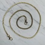 Gold Tone Skinny Flat Chain Link Purse Handbag Replacement Strap 46" ✨ Photo 0