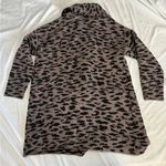 CALIA Carrie Underwood Knit Cardigan Oversized Chunky Size 2XL XXL Animal Print Black Photo 2