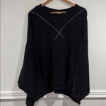 We The Free Come Again Oversized Black 100% Cotton Sweatshirt Free People Photo 1